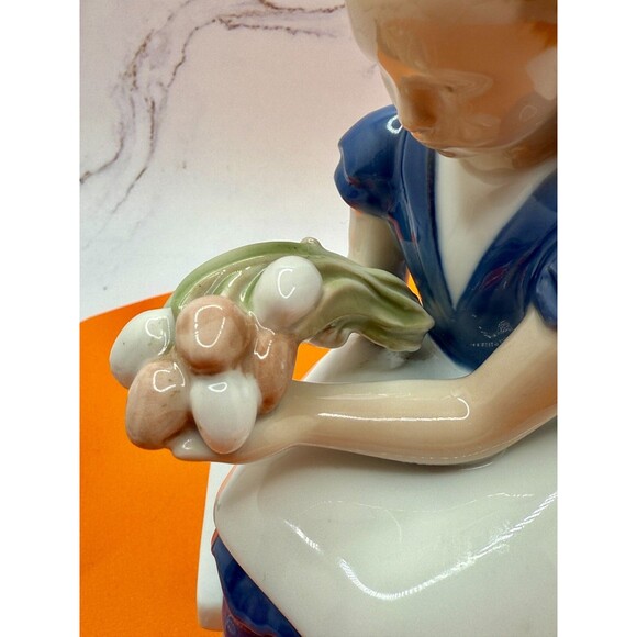 Copenhagen B&G Bing & Grondahl Ida's Flowers Girl W Tulips 2298 Figurine.‎ Mint - Picture 6 of 10